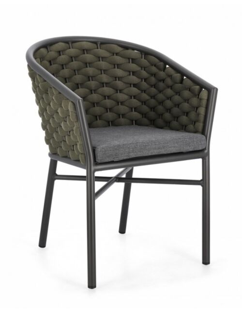 BIZZOTTO SEDIA C-BR C-C MARGALIDA ANTRACITE/VERDE 0666080