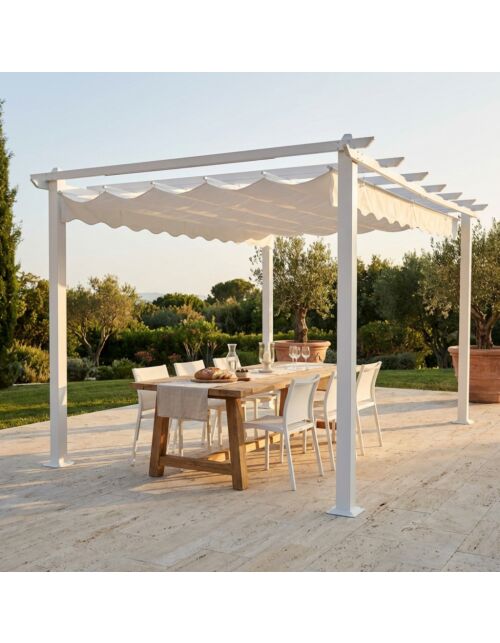 Gazebo ASTORIA 4 × 4 bianco