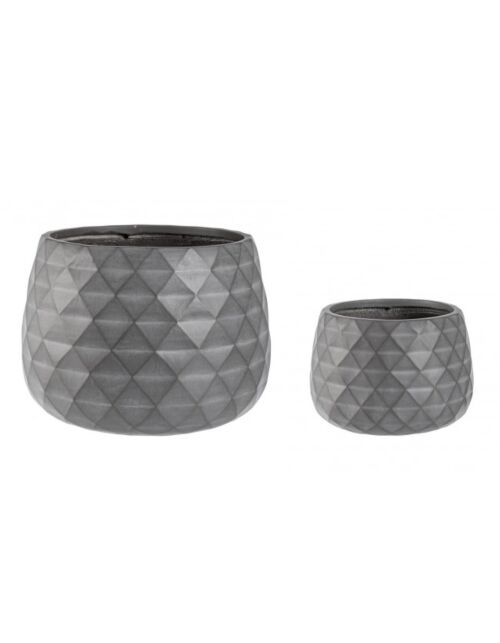 BIZZOTTO SET2 P.VASO PYRAMID CIOTOLA ANTRACITE