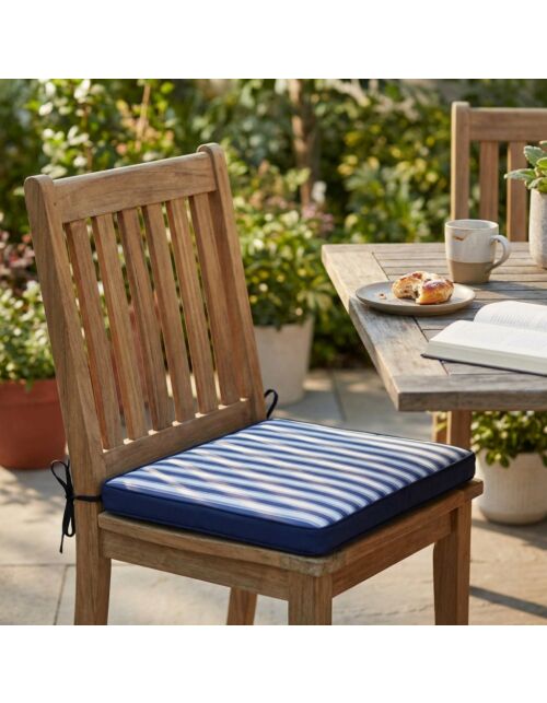 CUSCINO REAL SEDUTA LARGE RIGA BLU