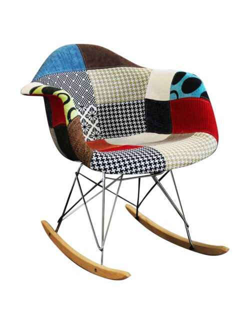 POLTRONA DONDOLO MORITZ PATCHWORK