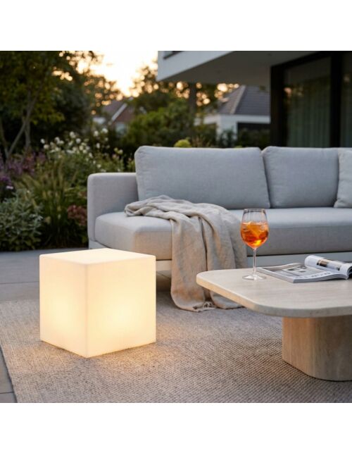 CUBO 40 X 40 X 40 LUMINOSO INDUS