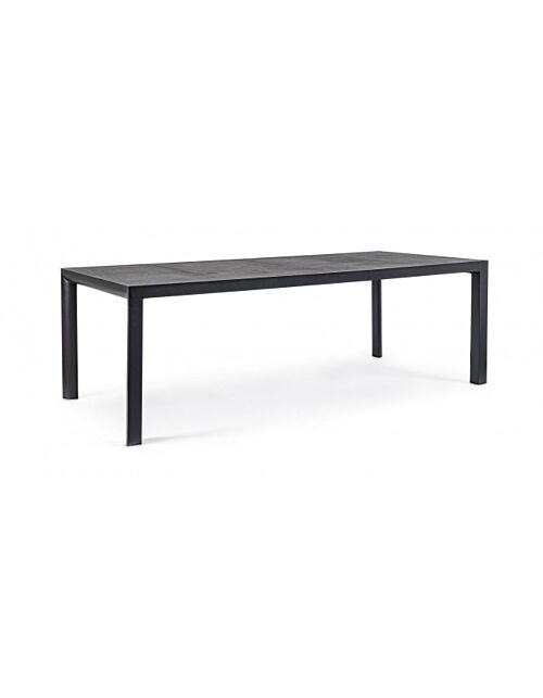 BIZZOTTO TAVOLO MASON 220X100 ANTRACITE JX55