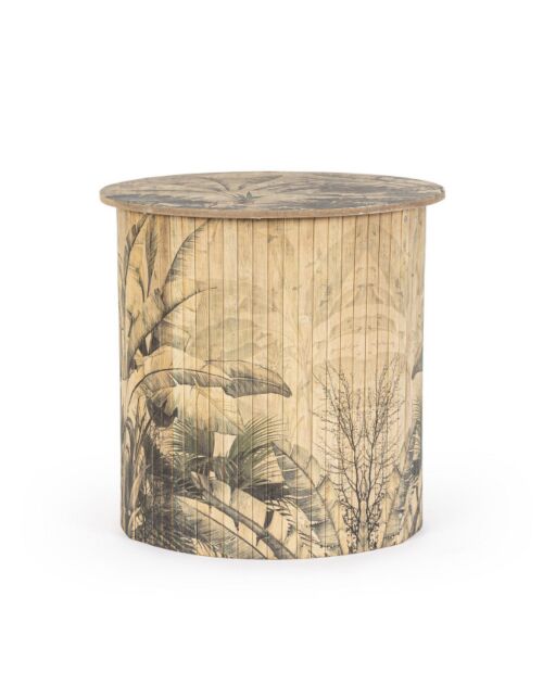 BIZZOTTO tavolino rotondo NARIKO in bambù Ø40 × 40 cm
