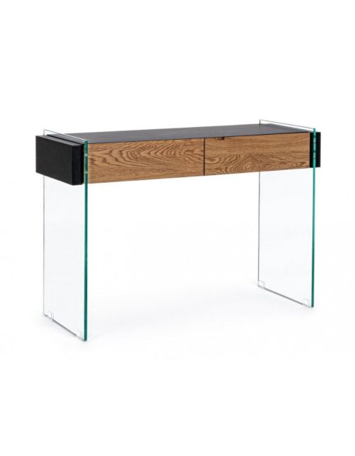 BIZZOTTO CONSOLLE 2C LINE WOOD NERO110X40