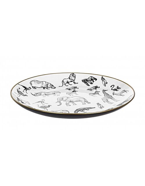 BIZZOTTO PIATTO DECORATIVO AFRICA PORC D35