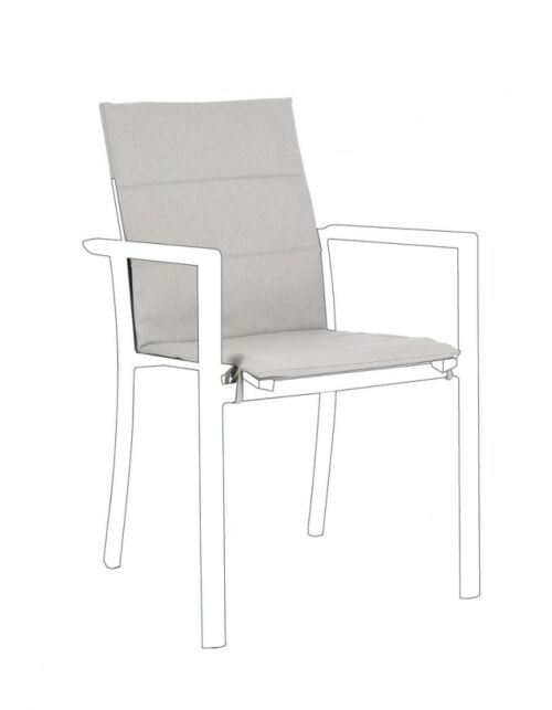 BIZZOTTO CUSCINO SEDIA KONNOR GRIGIO CHIARO