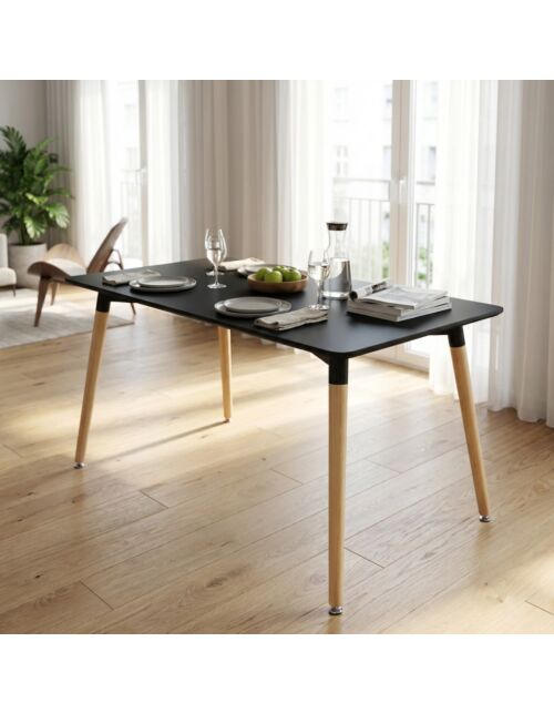 TAVOLO LIONE 140 X 80 NERO