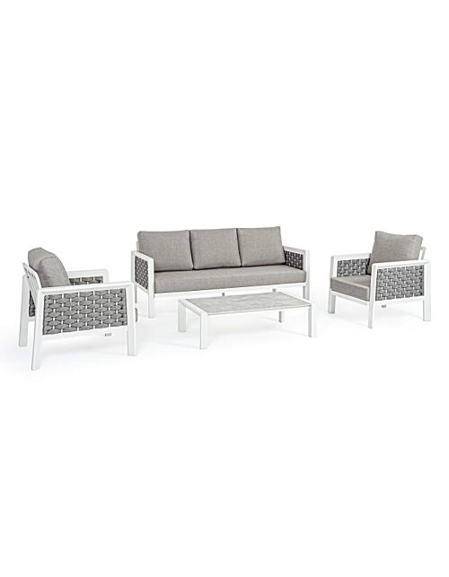 BIZZOTTO SET4 SALOTTO C-C OTAVIO BIANCO WG20