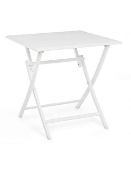 BIZZOTTO Tavolo pieghevole ELIN 70x70 bianco LH30