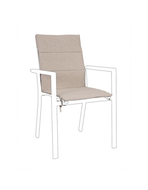 BIZZOTTO cuscino per sedia KONNOR NATURALE