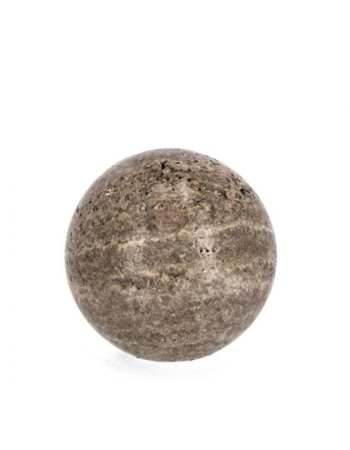 BIZZOTTO DECORAZIONE TIKAR SFERA MARMO MARRONE D7