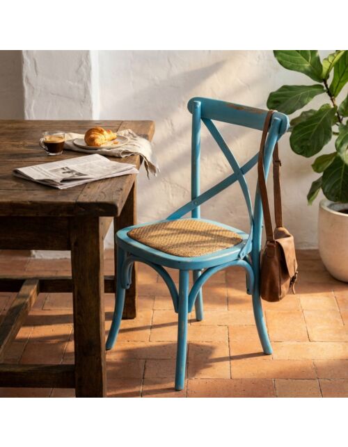 SEDIA CROSS AZZURRA
