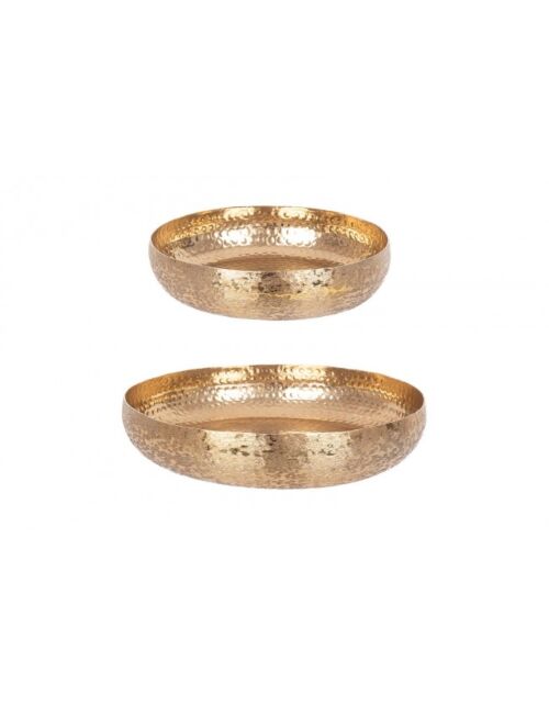 BIZZOTTO SET2 VASSOIO VARANASI TO ORO