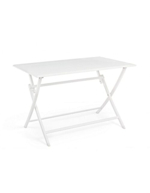 BIZZOTTO Tavolo pieghevole ELIN 110x70 bianco LH30