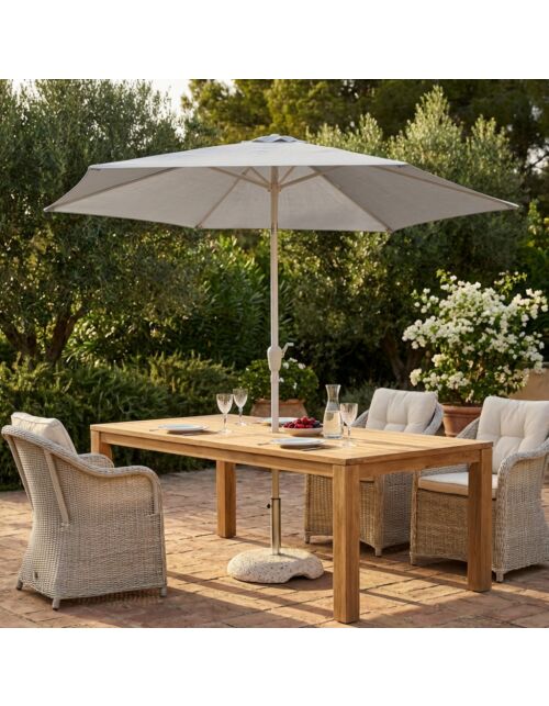 OMBRELLONE POLY ECO Ø 3 BIANCO