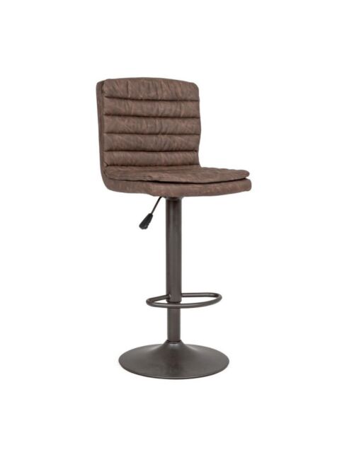 BIZZOTTO sgabello bar CONNOR marrone VINTAGE imbottito