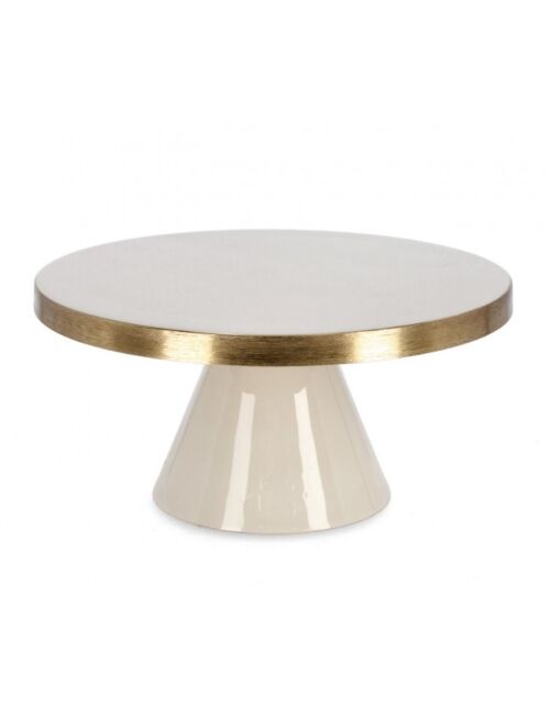 BIZZOTTO ALZATA DECORATIVA VELMA ORO BEIGE D30