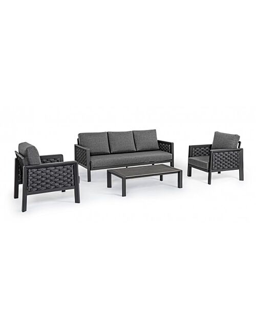 BIZZOTTO Set da giardino SET4 OTAVIO antracite WG21