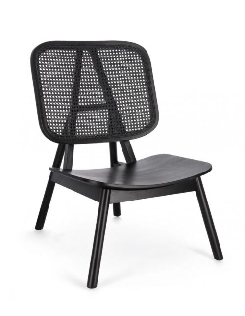 BIZZOTTO Sedia LOUNGE YVES nera – Mobalia