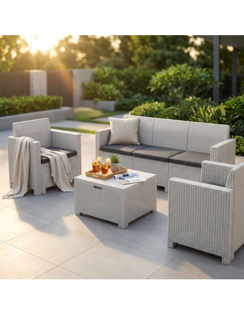 SALOTTO NEBRASKA 3 P C/CUSCINI WI-806952-BIAN