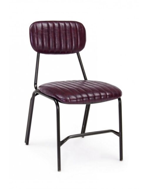 BIZZOTTO Sedia DEBBIE – bordeaux, vintage | Bizzotto