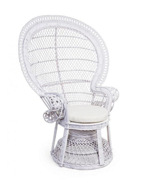 BIZZOTTO POLTRONA C-C PAVONE BIANCO