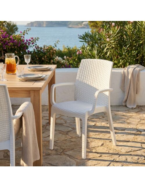 Sedia da giardino INDIANA colore Bianco WI-806917-BIAN