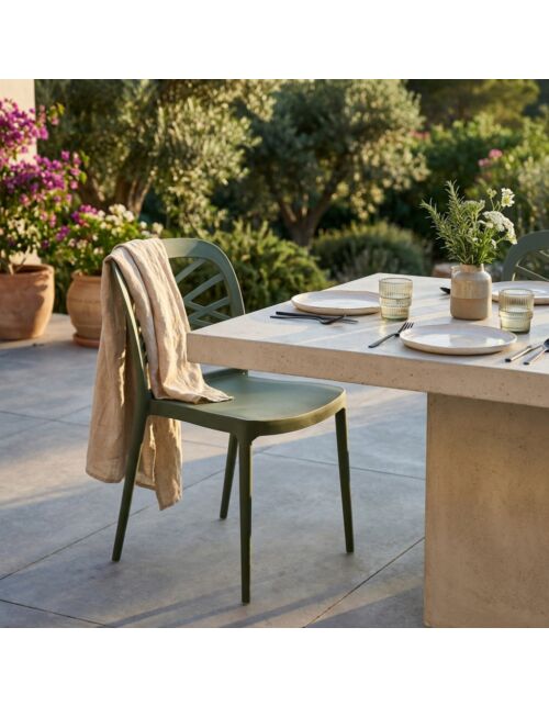 Sedia da giardino HARMONIE – verde