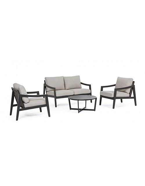 BIZZOTTO SET4 SALOTTO C-C SIRENUS ANTRACITE YK13