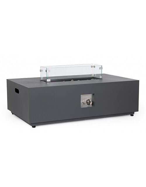 BIZZOTTO CAMINO A GAS WOLKE GRIGIO SCURO 110X65