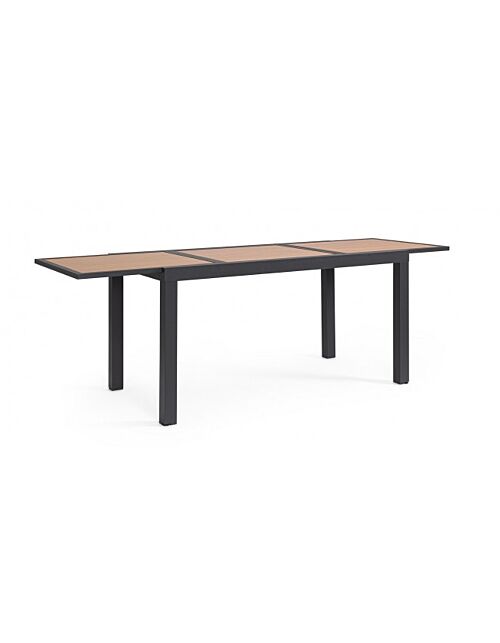 BIZZOTTO Tavolo da giardino allungabile HILIJA 140-210X77 antracite LH32