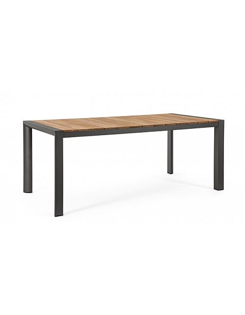 BIZZOTTO TAVOLO CAMERON 180X90 ANTRACITE GK52