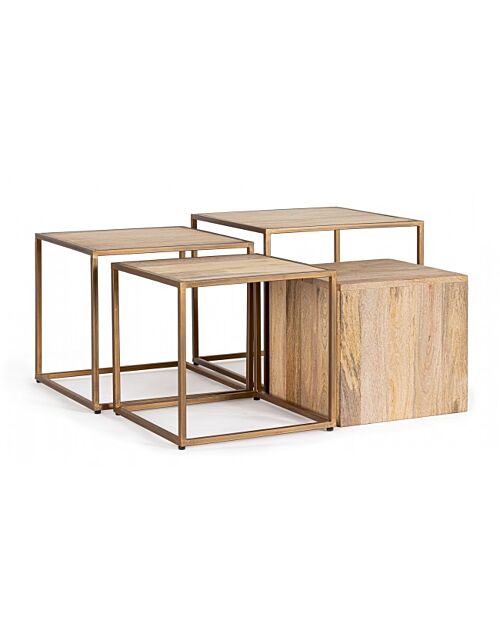 BIZZOTTO SET4 TAVOLINO JAIDEV