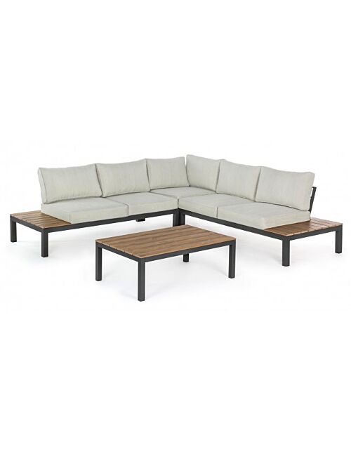 BIZZOTTO SET SALOTTO ANG.C-C ELIAS ANTRACITE SJ61