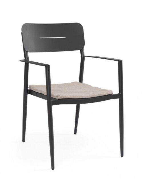 BIZZOTTO SEDIA C-BR C-C NEBULA ANTRACITE YK13