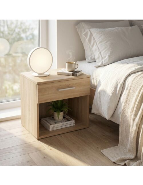 COMODINO NIGHTSTAND QUERCIA CHIARO