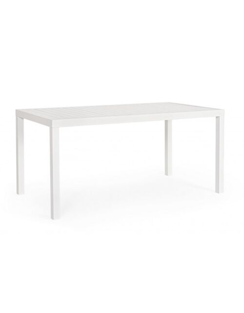 BIZZOTTO Tavolo da pranzo da giardino HILDE 150X80 bianco LD30