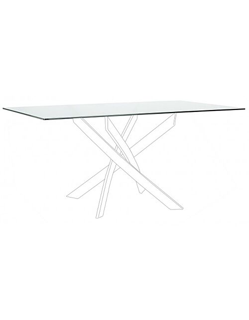 BIZZOTTO PIANO RETT TAV.GEORGE TRASPARENTE 160X90