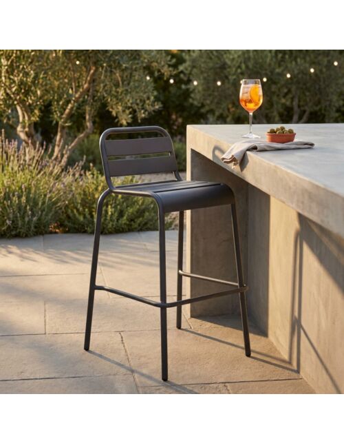Sgabello alto VEGA  FE-802583-GREY