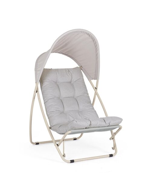 BIZZOTTO poltrona lounge TAITO con cuscino e tettuccio