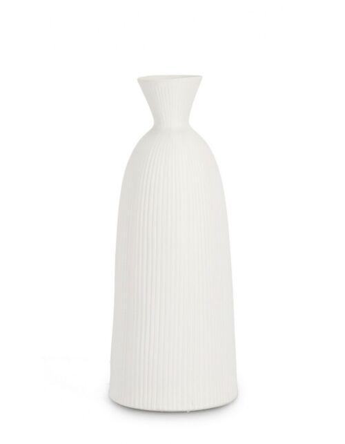 BIZZOTTO VASO STRIPED BIANCO H45,5