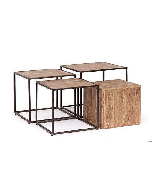 BIZZOTTO SET4 TAVOLINO JANAK