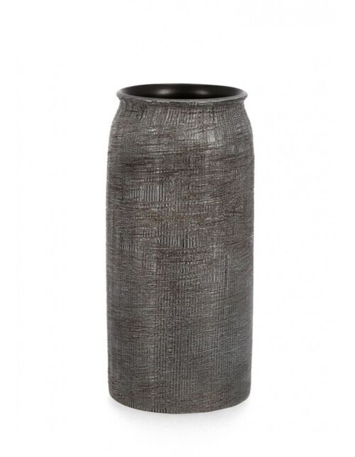 BIZZOTTO VASO PAPYRUS CIL GRIGIO SCURO H32,3