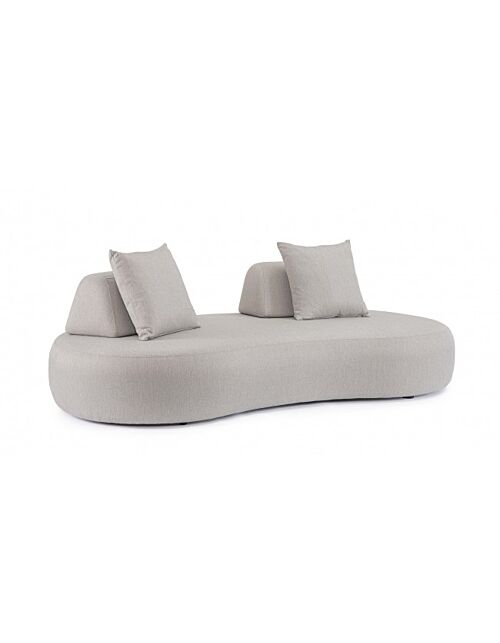 BIZZOTTO Divano da giardino con cuscini COOPER GRAPHITE