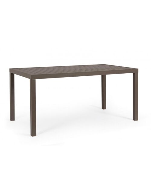 BIZZOTTO Tavolo da pranzo da giardino HILDE 150X80 caffè YK14