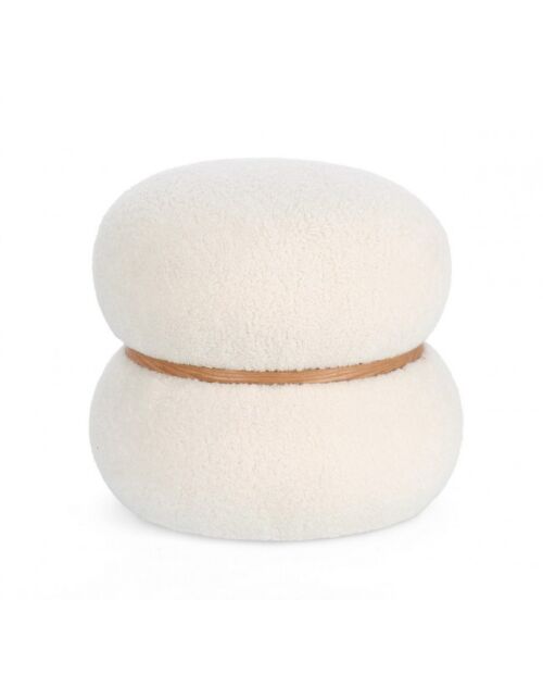 BIZZOTTO POUFF MIRKA TO BIANCO