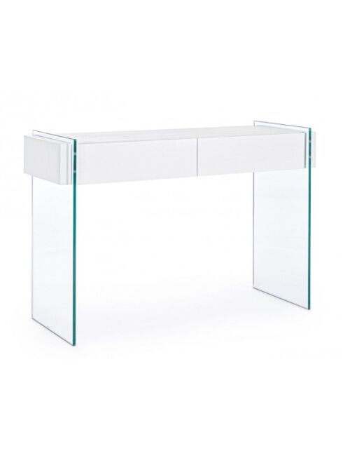 BIZZOTTO CONSOLLE 2C LINE WOOD BIANCO 110X40