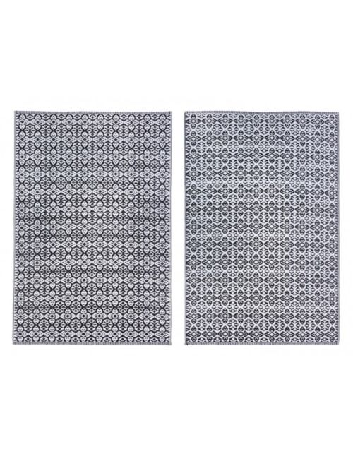 BIZZOTTO TAPPETO TIRRENIA NERO-BIA 120X180