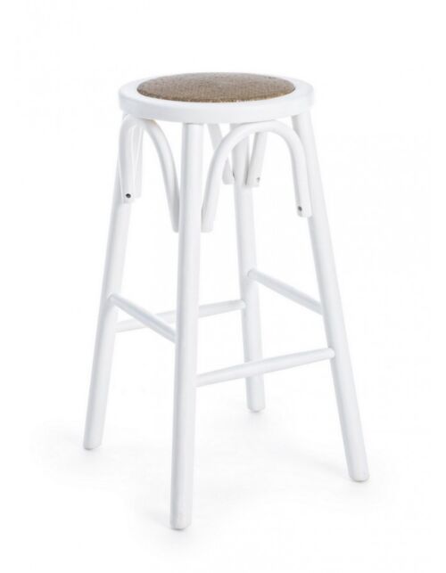 BIZZOTTO SGABELLO BAR CIRCLE BIANCO